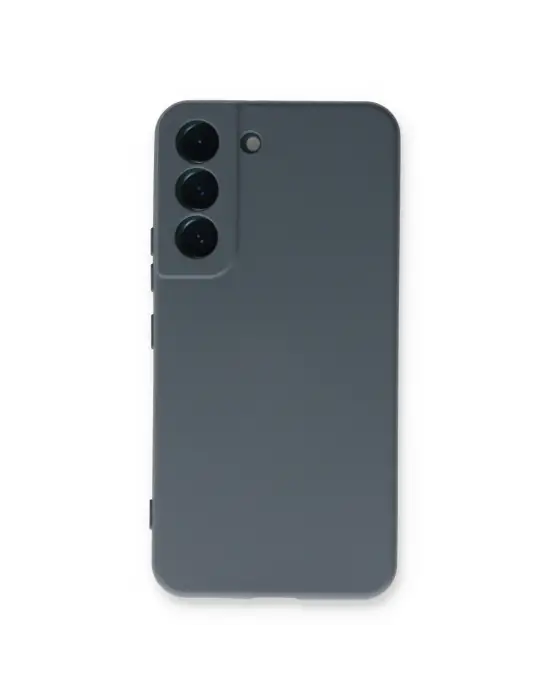 Samsung Galaxy S22 Plus Kılıf Nano İçi Kadife Silikon - Gri
