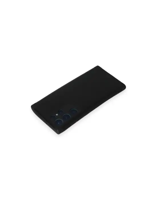 Samsung Galaxy S22 Ultra Kılıf Loop Deri Silikon - Siyah