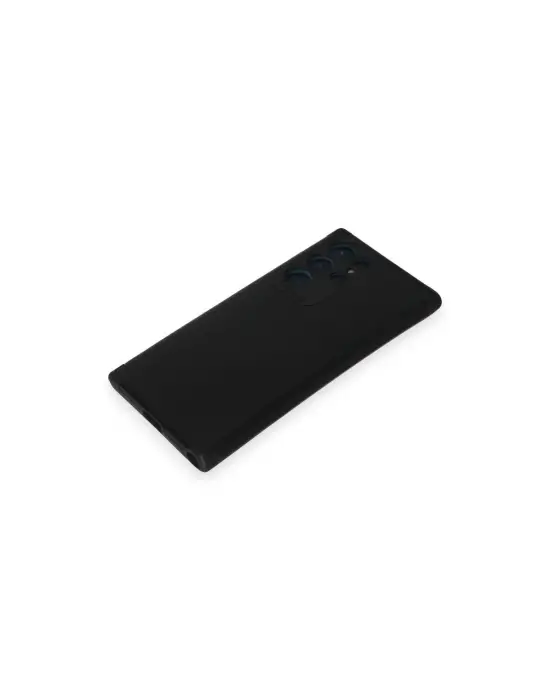 Samsung Galaxy S22 Ultra Kılıf Loop Deri Silikon - Siyah