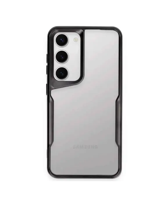 Samsung Galaxy S23 Kılıf Boyi Silikon Kapak - Siyah