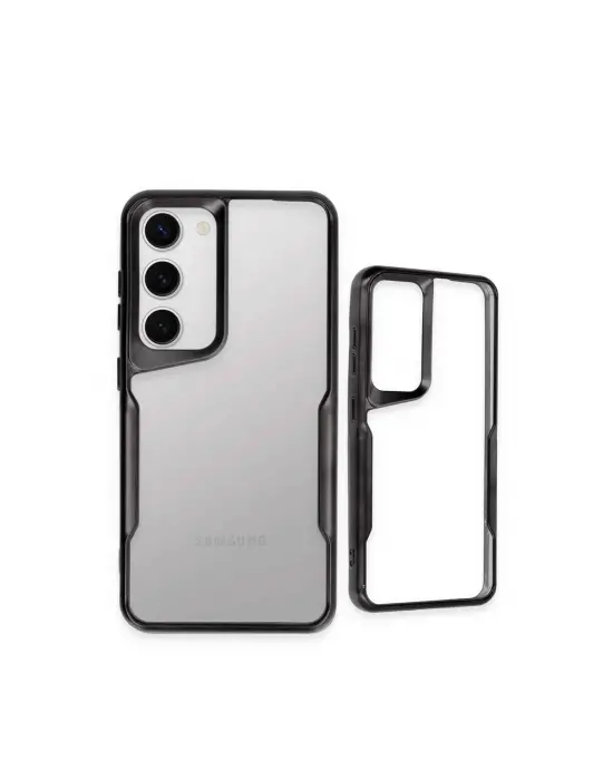Samsung Galaxy S23 Kılıf Boyi Silikon Kapak - Siyah