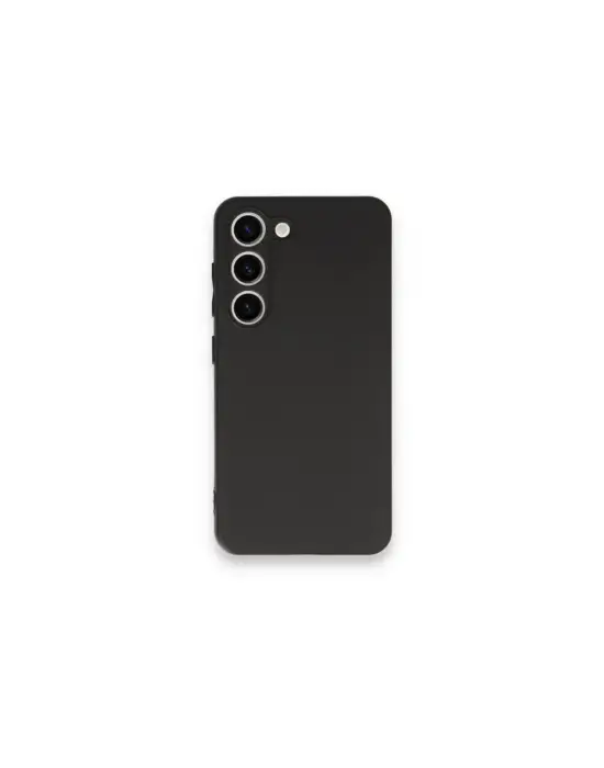 Samsung Galaxy S23 Plus Kılıf First Silikon - Siyah