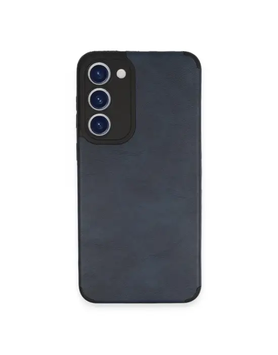 Samsung Galaxy S23 Plus Kılıf Loop Deri Silikon - Lacivert