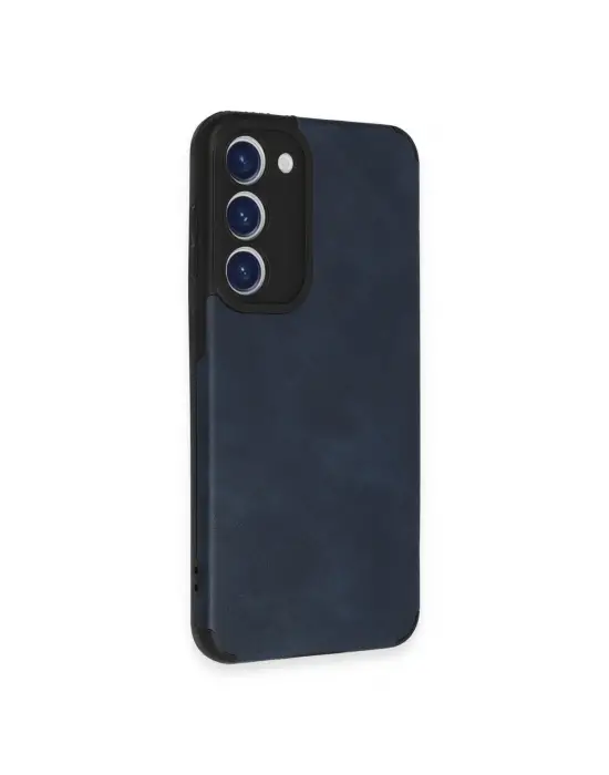 Samsung Galaxy S23 Plus Kılıf Loop Deri Silikon - Lacivert