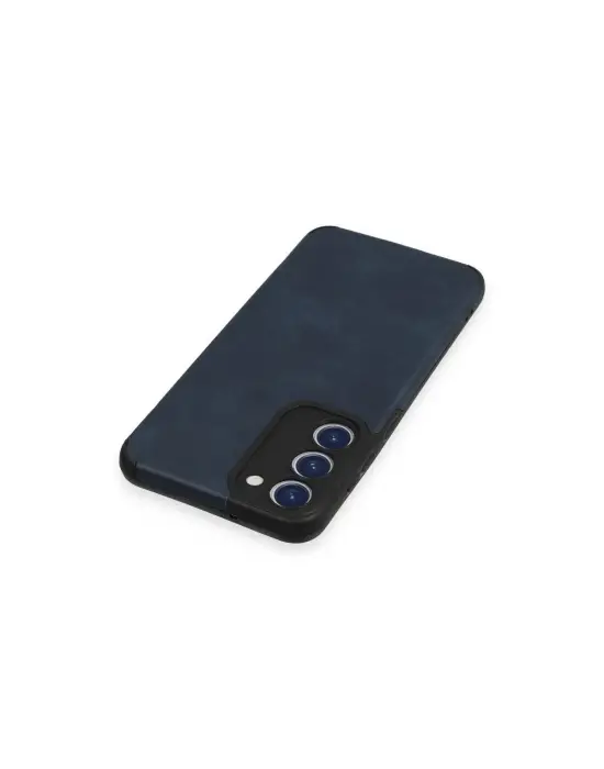 Samsung Galaxy S23 Plus Kılıf Loop Deri Silikon - Lacivert