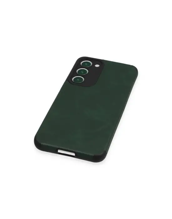 Samsung Galaxy S23 Plus Kılıf Loop Deri Silikon - Yeşil