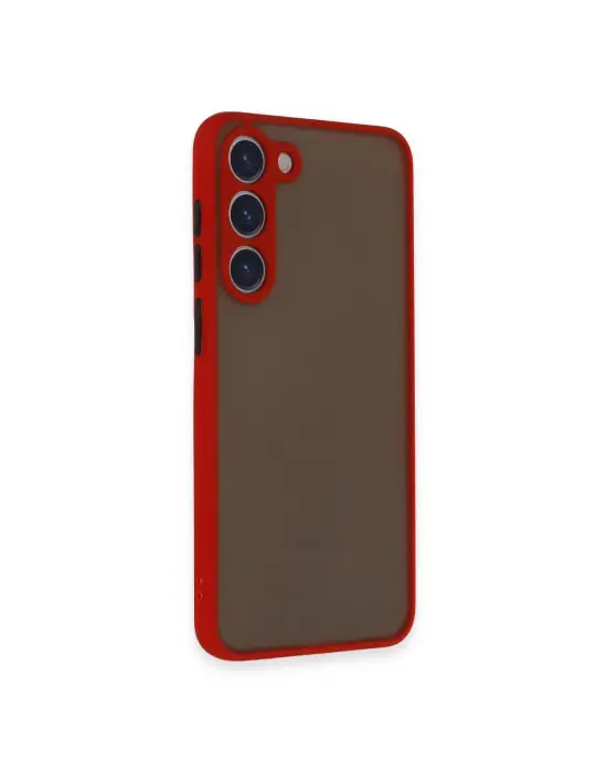 Samsung Galaxy S23 Plus Kılıf Montreal Silikon Kapak - Kırmızı