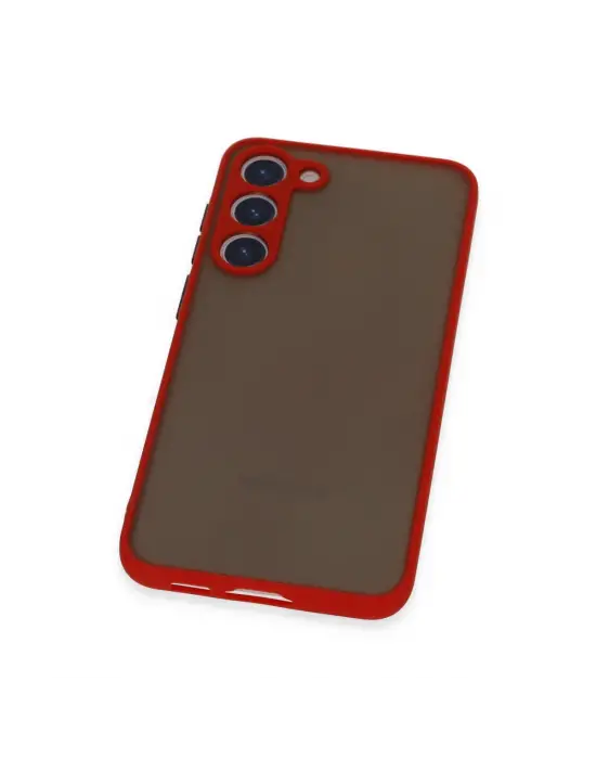 Samsung Galaxy S23 Plus Kılıf Montreal Silikon Kapak - Kırmızı