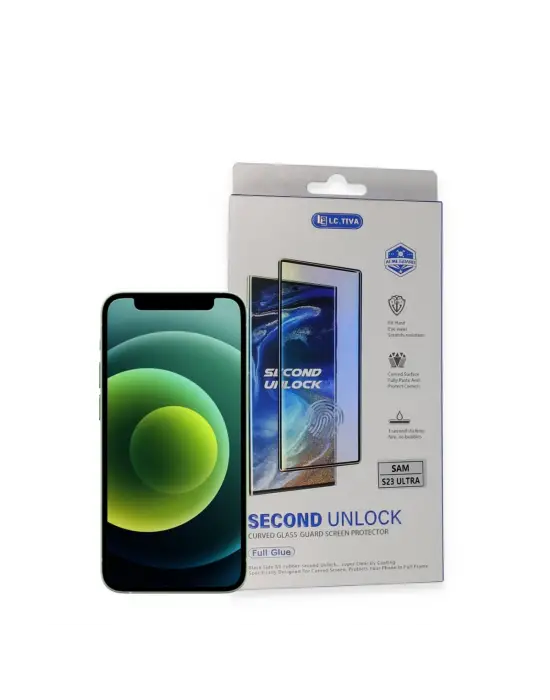 Samsung Galaxy S23 Ultra Durable Full Glue Curved Cam