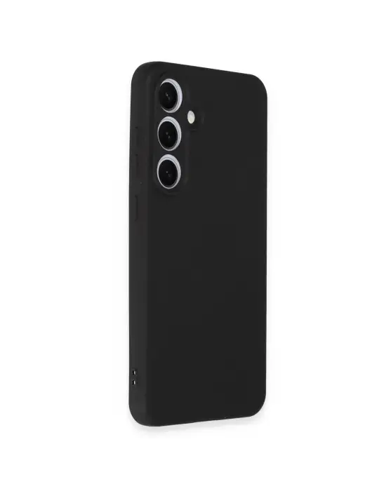 Samsung Galaxy S24 Fe Kılıf Nano İçi Kadife Silikon - Siyah