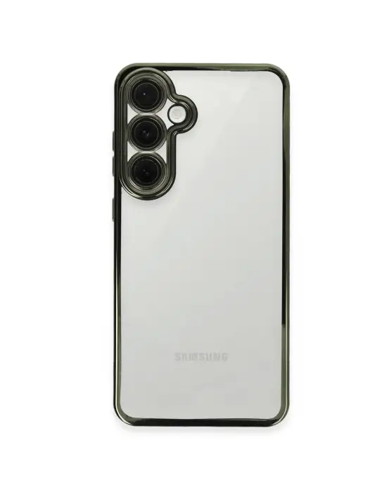 Samsung Galaxy S24 Fe Kılıf Razer Lensli Silikon - Yeşil