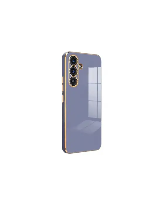 Samsung Galaxy S24 Fe Kılıf Volet Silikon - Mavi
