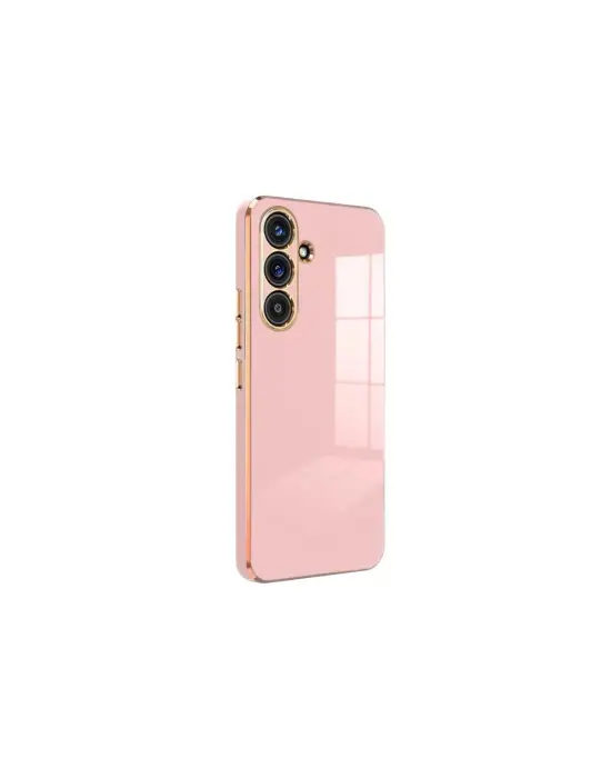 Samsung Galaxy S24 Fe Kılıf Volet Silikon - Pembe