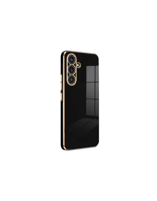 Samsung Galaxy S24 Fe Kılıf Volet Silikon - Siyah
