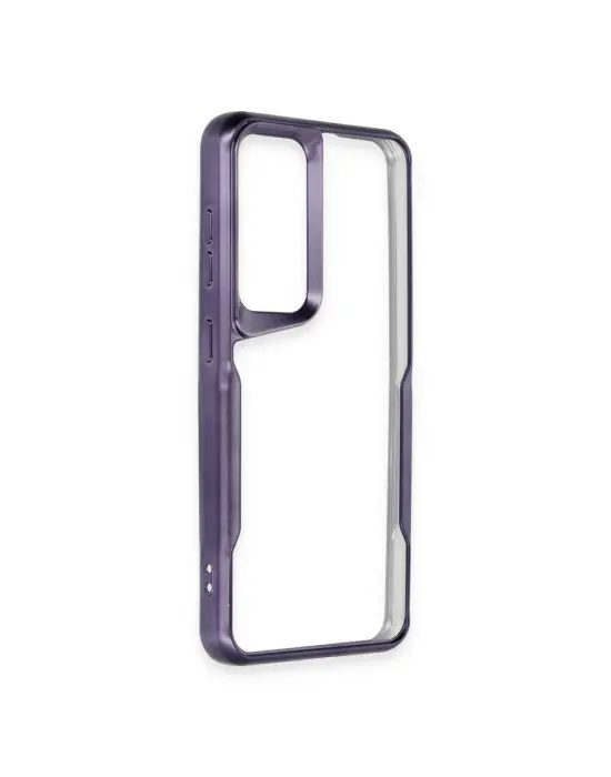 Samsung Galaxy S24 Kılıf Boyi Silikon Kapak - Derin Mor