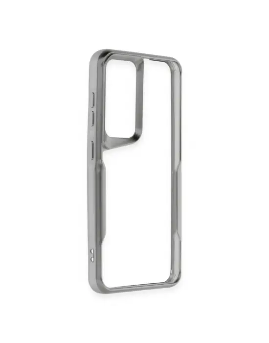 Samsung Galaxy S24 Kılıf Boyi Silikon Kapak - Gümüş