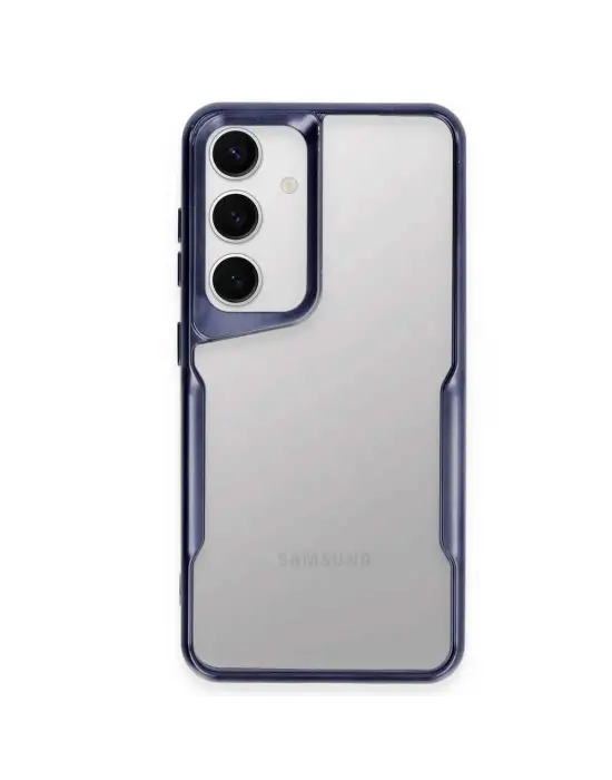 Samsung Galaxy S24 Kılıf Boyi Silikon Kapak - Lacivert