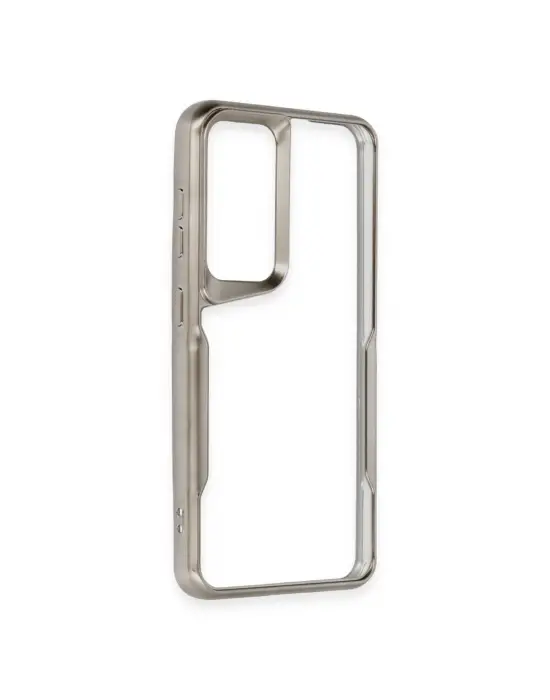 Samsung Galaxy S24 Kılıf Boyi Silikon Kapak - Titan Gri
