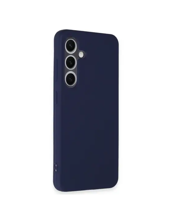 Samsung Galaxy S24 Kılıf First Silikon - Lacivert