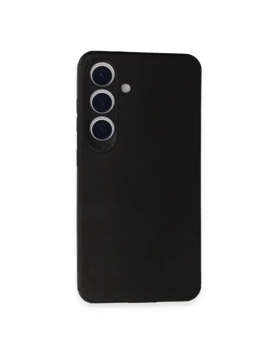 Samsung Galaxy S24 Kılıf Loop Deri Silikon - Siyah