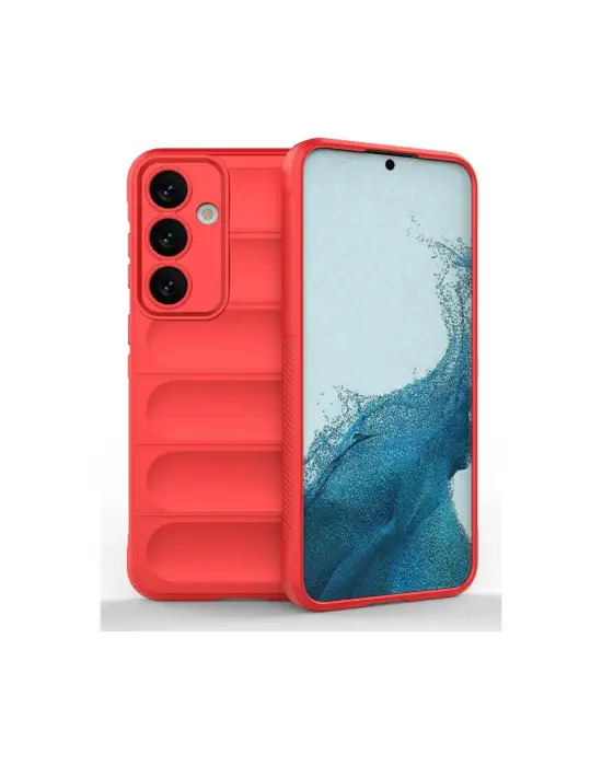 Samsung Galaxy S24 Kılıf Optimum Silikon - Kırmızı