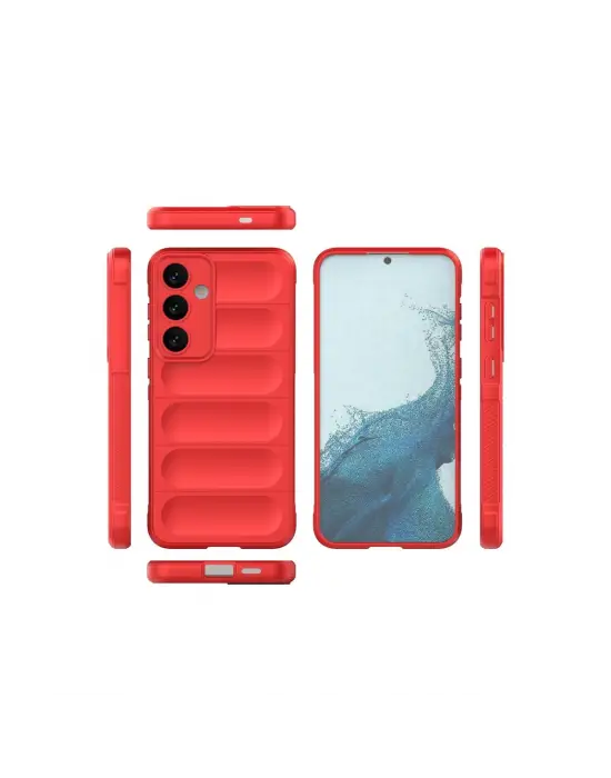 Samsung Galaxy S24 Kılıf Optimum Silikon - Kırmızı