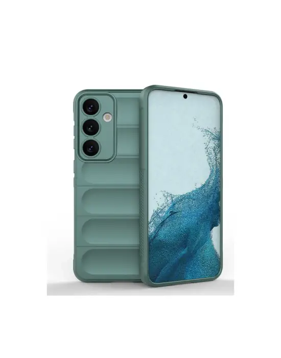 Samsung Galaxy S24 Kılıf Optimum Silikon - Koyu Yeşil