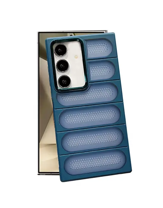 Samsung Galaxy S24 Plus Kılıf Airmax Silikon Kapak - Lacivert