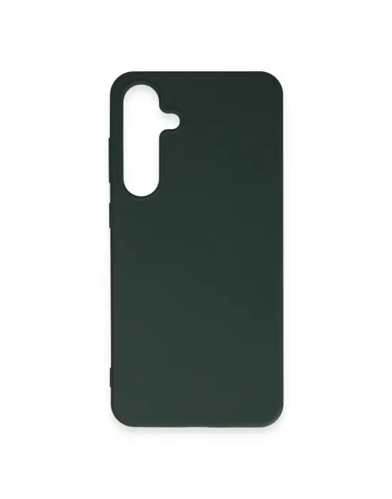 Samsung Galaxy S24 Plus Kılıf First Silikon - Koyu Yeşil