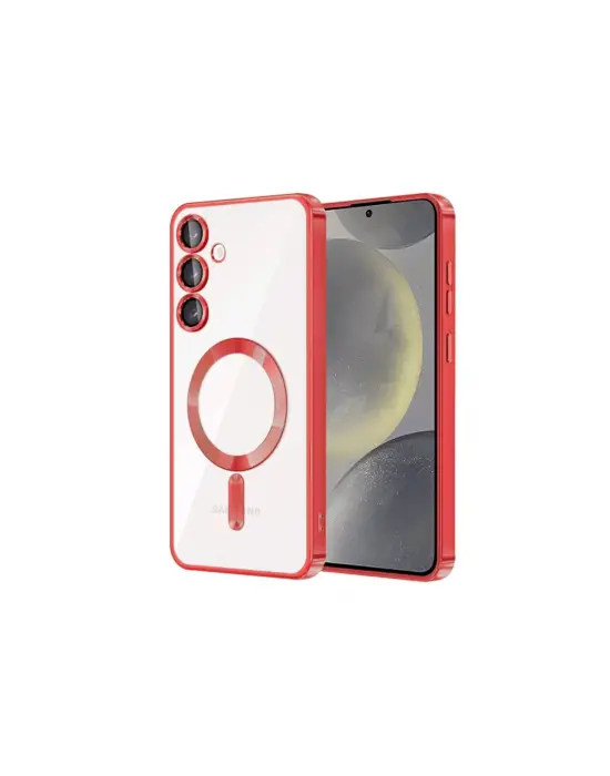 Samsung Galaxy S24 Plus Kılıf Kross Magneticsafe Kapak - Kırmızı