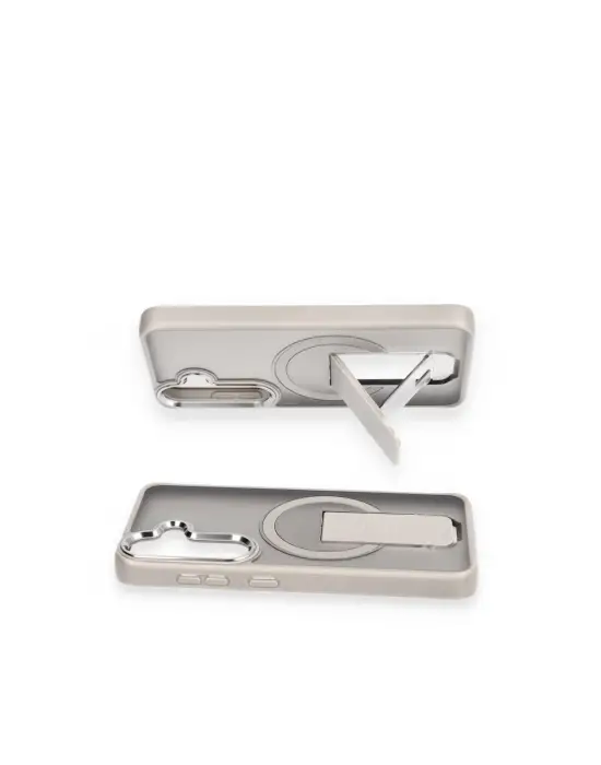 Samsung Galaxy S24 Tork Magsafe Standlı Kapak - Derin Mor