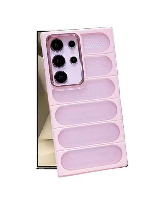 Samsung Galaxy S24 Ultra Kılıf Airmax Silikon Kapak - Pembe