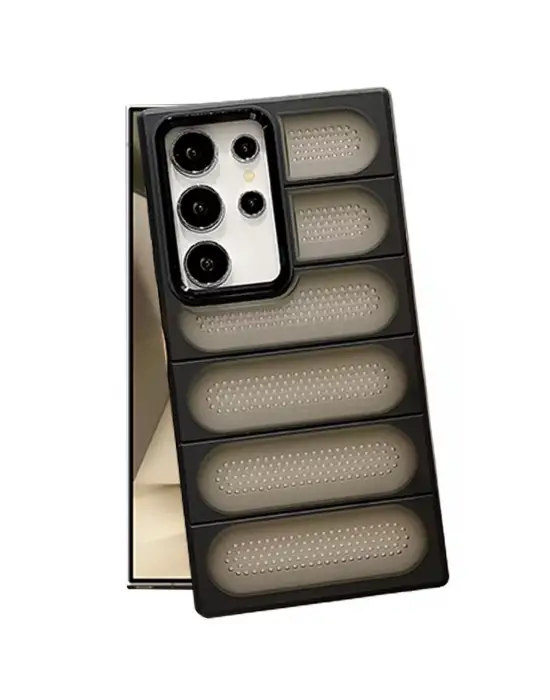 Samsung Galaxy S24 Ultra Kılıf Airmax Silikon Kapak - Siyah