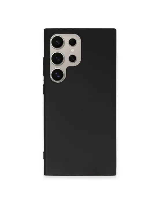 Samsung Galaxy S24 Ultra Kılıf First Silikon - Siyah