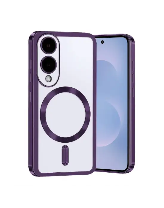 Samsung Galaxy S25 Edge Kross Magneticsafe Kapak - Mor