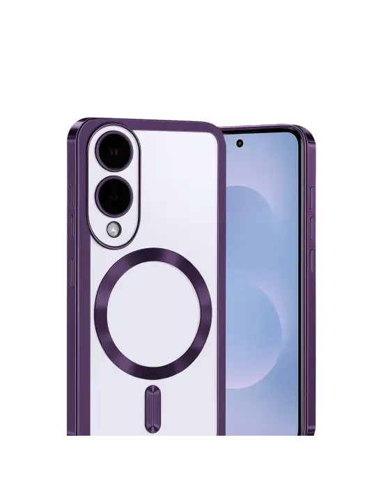 Samsung Galaxy S25 Edge Kross Magneticsafe Kapak - Mor
