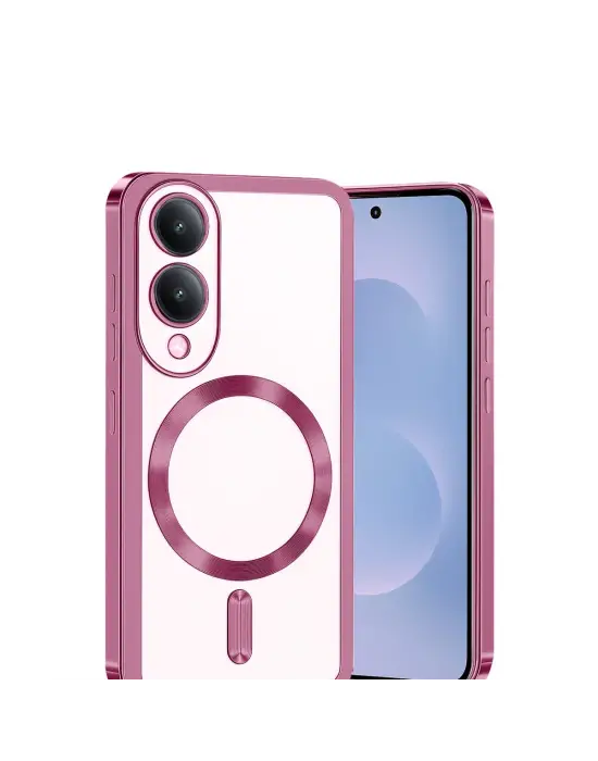 Samsung Galaxy S25 Edge Kross Magneticsafe Kapak - Rose