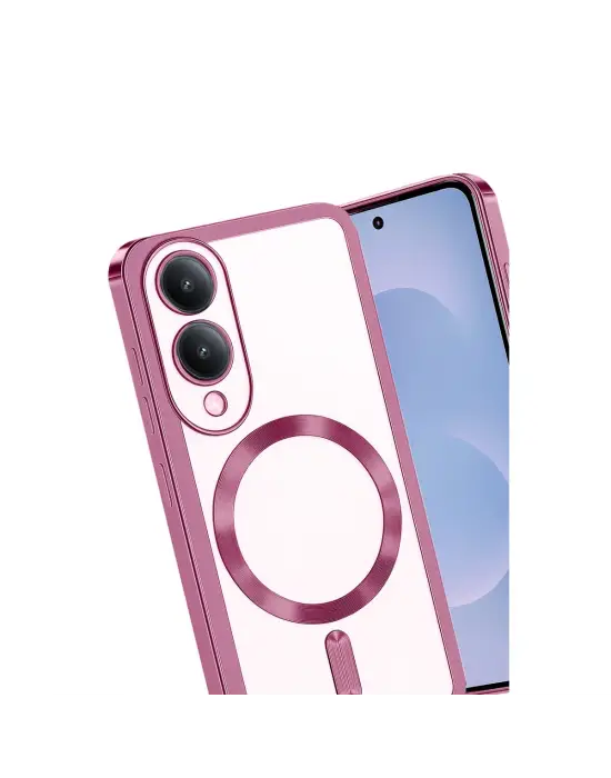 Samsung Galaxy S25 Edge Kross Magneticsafe Kapak - Rose