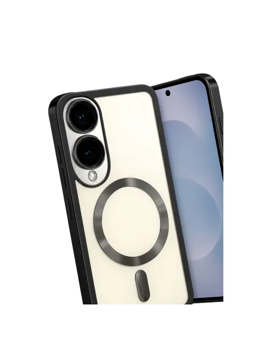 Samsung Galaxy S25 Edge Kross Magneticsafe Kapak - Siyah