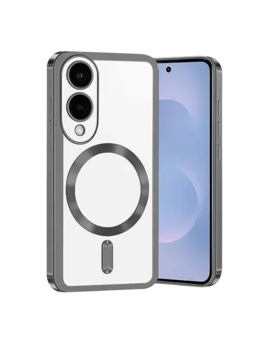 Samsung Galaxy S25 Edge Kross Magneticsafe Kapak - Titan Gri
