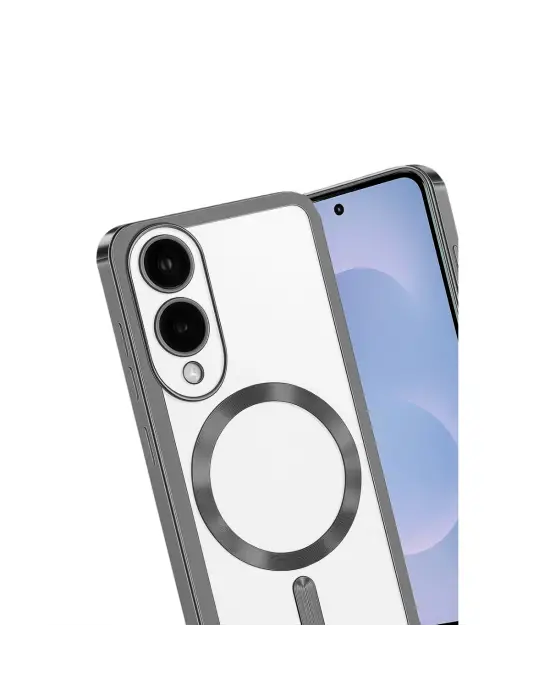 Samsung Galaxy S25 Edge Kross Magneticsafe Kapak - Titan Gri