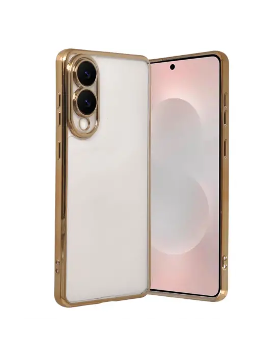Samsung Galaxy S25 Edge Razer Lensli Silikon - Gold