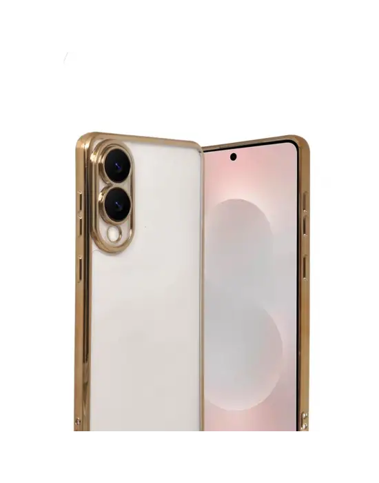 Samsung Galaxy S25 Edge Razer Lensli Silikon - Gold