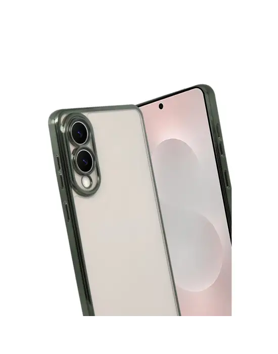 Samsung Galaxy S25 Edge Razer Lensli Silikon - Yeşil