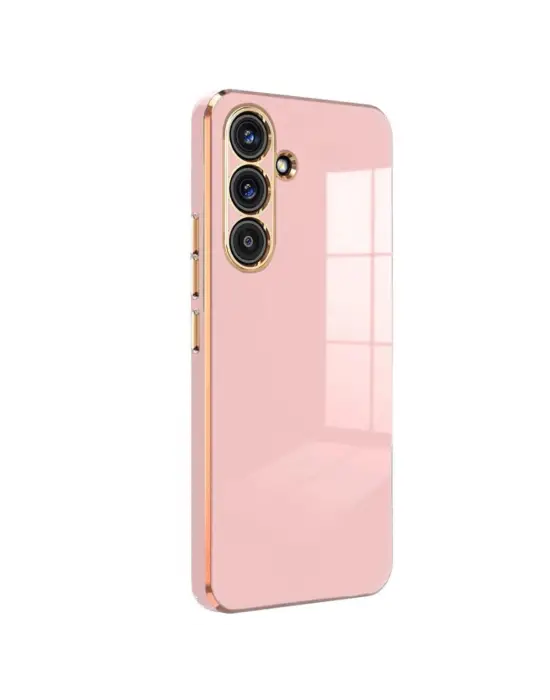 Samsung Galaxy S25 Plus Kılıf Volet Silikon - Pembe