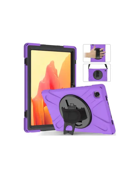 Samsung Galaxy T220 Tab A7 Lite 8.7 Kılıf Amazing Tablet Kapak - Mor