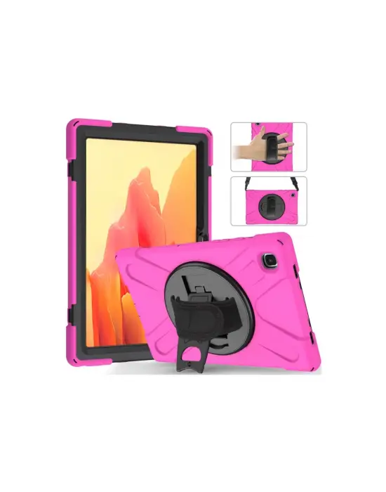 Samsung Galaxy T220 Tab A7 Lite 8.7 Kılıf Amazing Tablet Kapak - Pembe