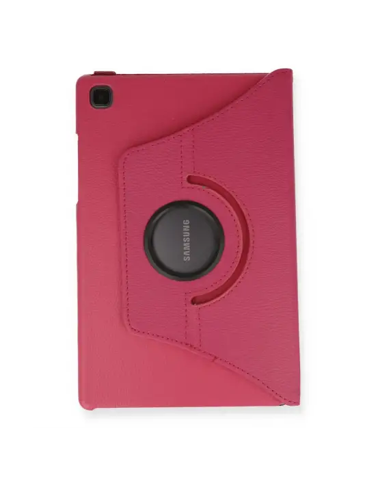 Samsung Galaxy T500 Tab A7 10.4 Kılıf 360 Tablet Deri Kılıf - Pembe