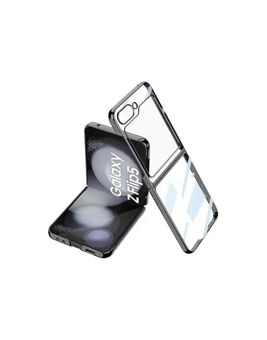 Samsung Galaxy Z Flip 5 Kılıf Fold Element Kapak - Siyah