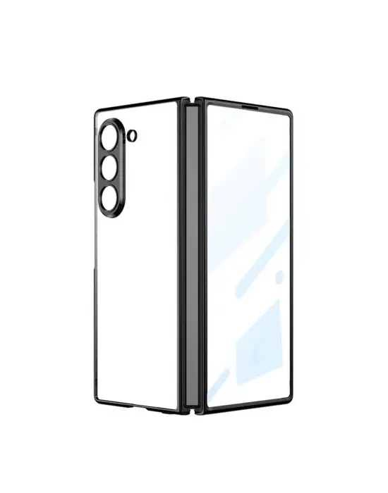 Samsung Galaxy Z Fold 5 Kılıf Fold Element Kapak - Siyah